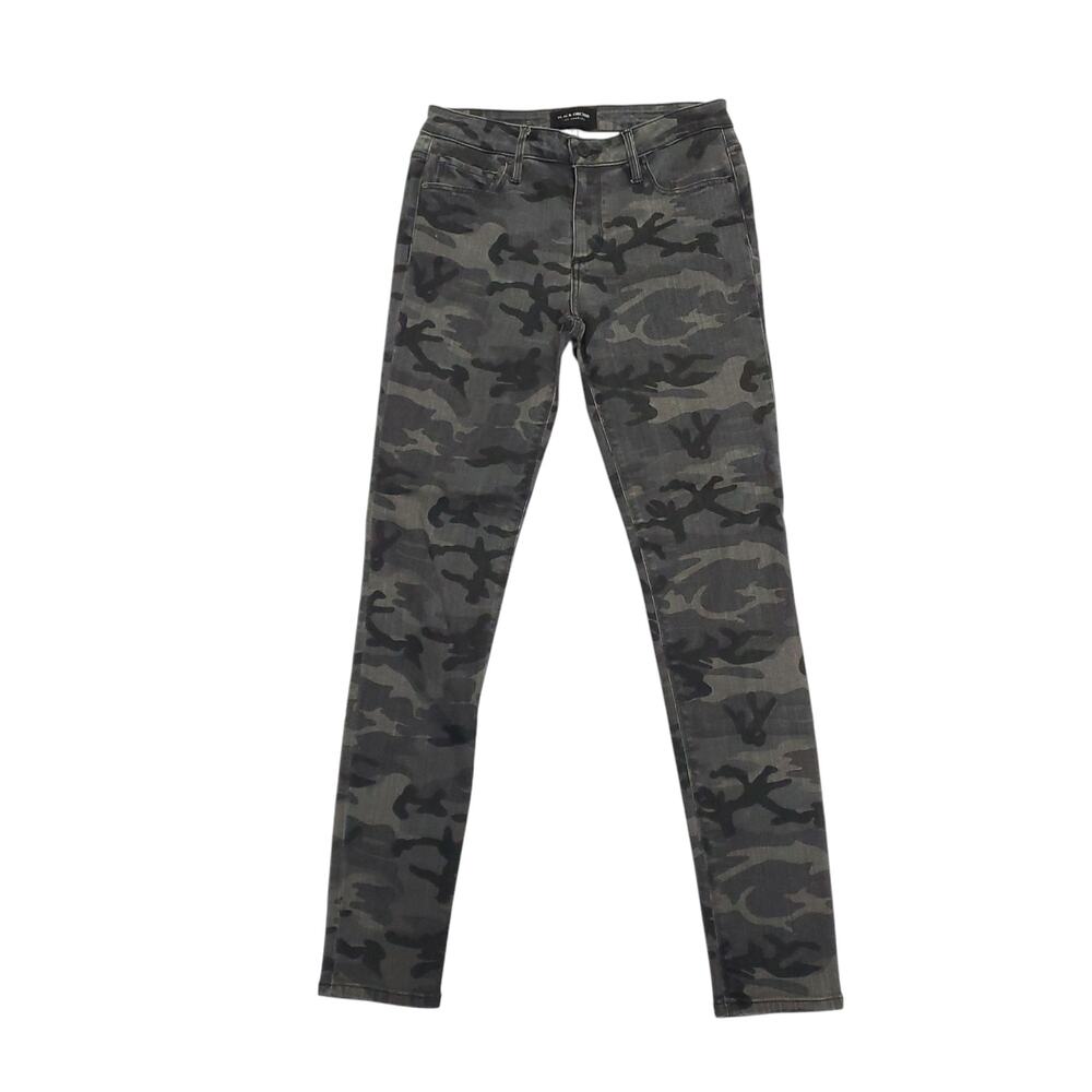 Black Orchid Jude Mid Rise Super Skinny Black Camo Jeans Size 26 NWT
